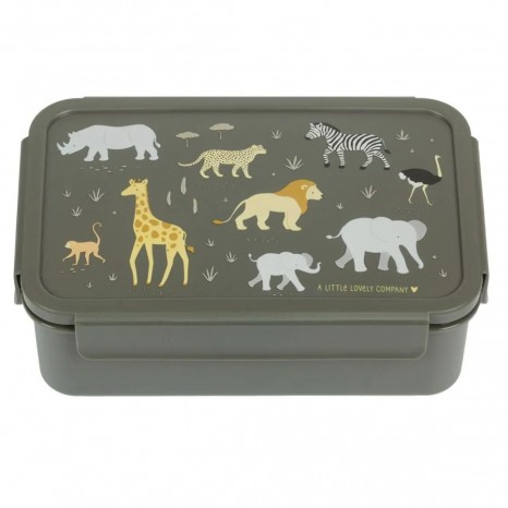 A little lovely company Δοχείο φαγητού Bento Lunch box: Savanna