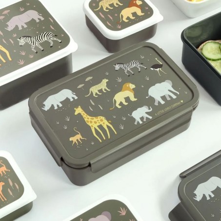 A little lovely company Δοχείο φαγητού Bento Lunch box: Savanna