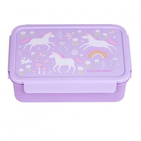 A little lovely company: Δοχείο φαγητού Bento Lunch box: Unicorn Dreams