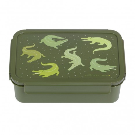 A little lovely company Δοχείο φαγητού Bento Lunch box: Crocodiles