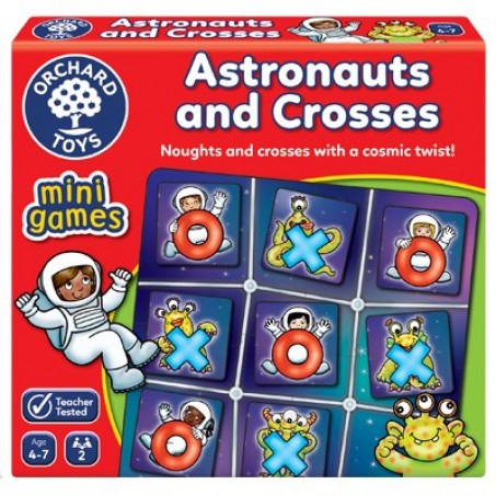 Orchard Toys "Διαστημική τρίλιζα" ( Mini Game Astronauts and Crosses) Mini Game Ηλικίες 4-7 ετών